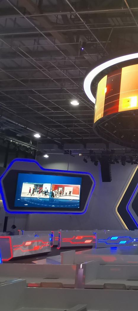 view 3 of 2020年5月，郑州网络信息科技馆，“强网杯”电子竞技永久场馆，灯光音响一体化管理，实时画面投放，远程会议实时零延时投放