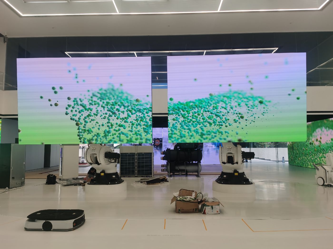 view 3 of 2024年5月，佛山某展厅LED显示屏项目